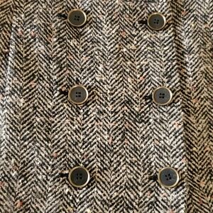 Woman's Loft Wool Tweed Mini Skirt